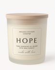 HOPE pure essential oil candle - relieves anxiety and encourages optimism