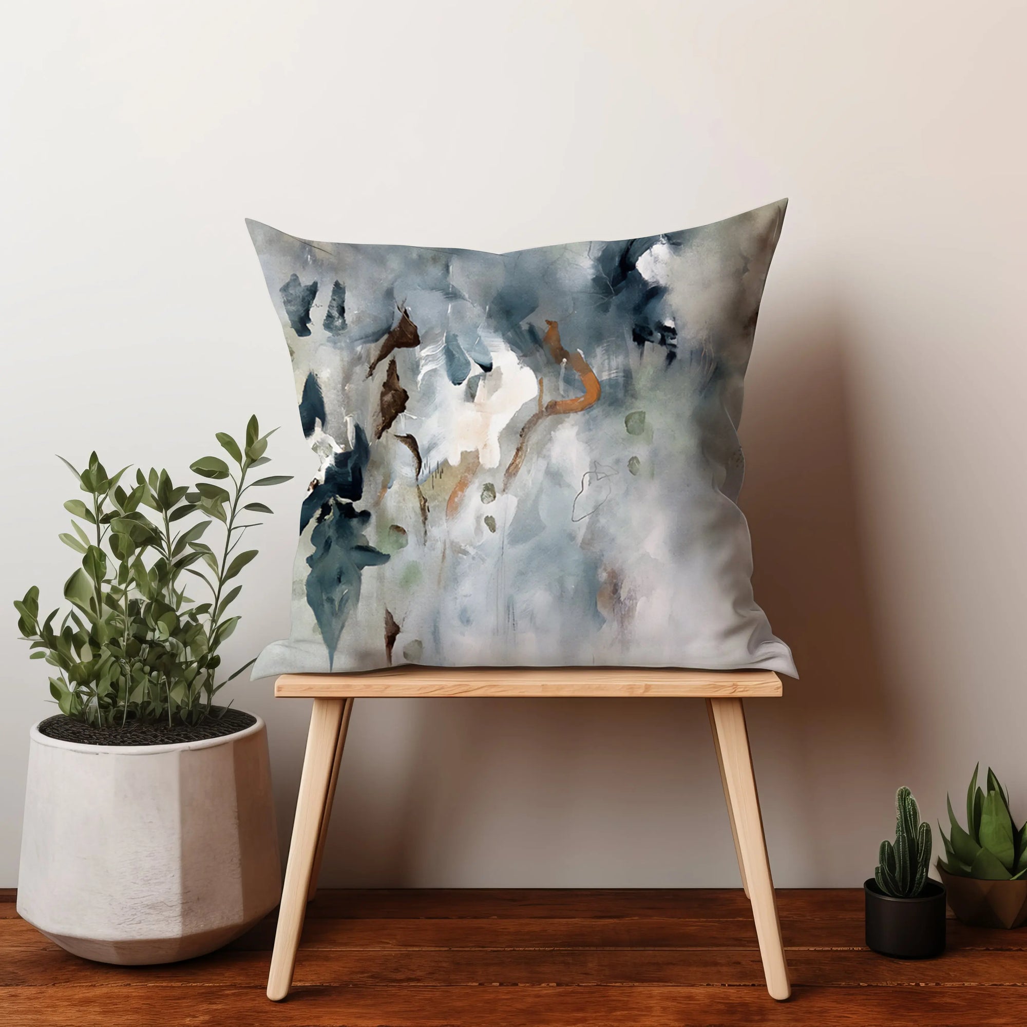 Mist Reversible Art Cushion