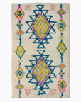 Geometric pattern boho rug
