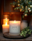 JOY pure essential oil candle - lifts your mood and centres you