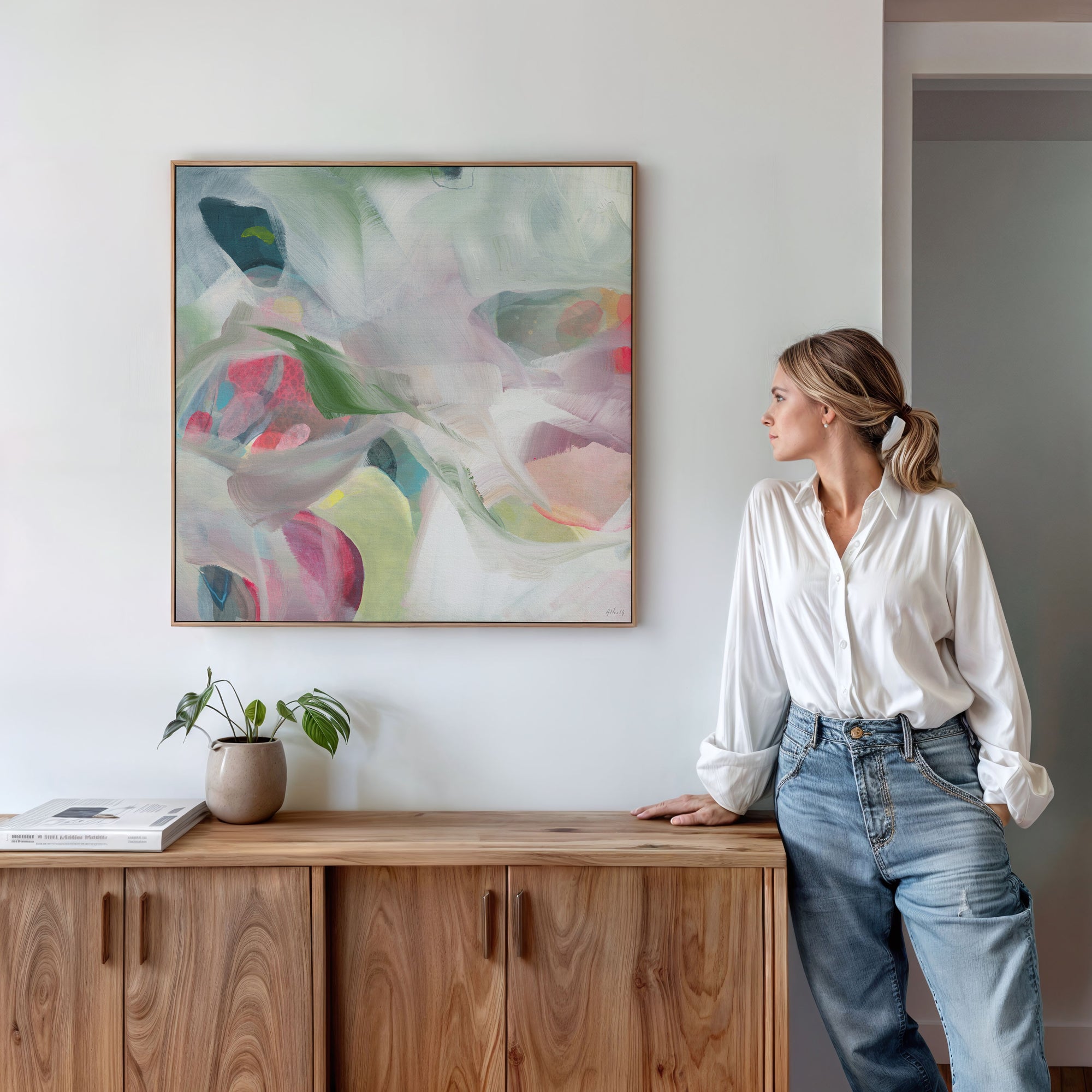 Resilient Bloom Canvas Art Print