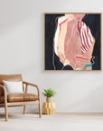 Fierce Framed Canvas Art Sample - Amanda Heath Art