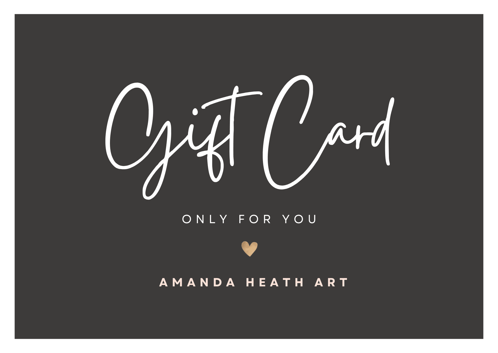 GIFT CARD - Amanda Heath Art