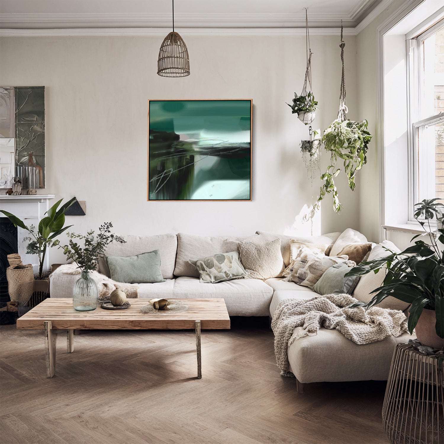 Halcyon Canvas Art Print