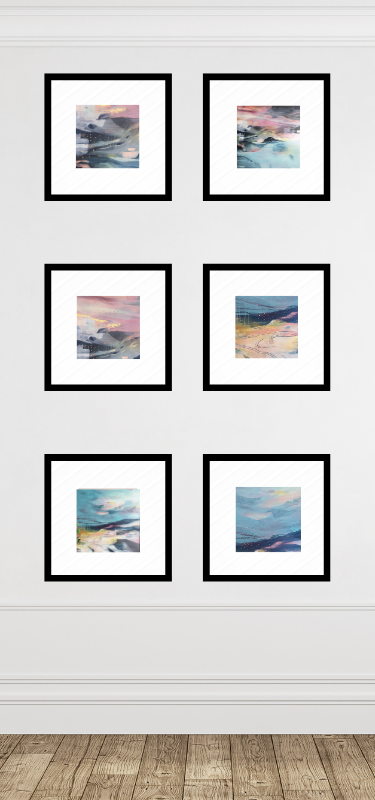 Set of Six Mini Art Prints NEW!