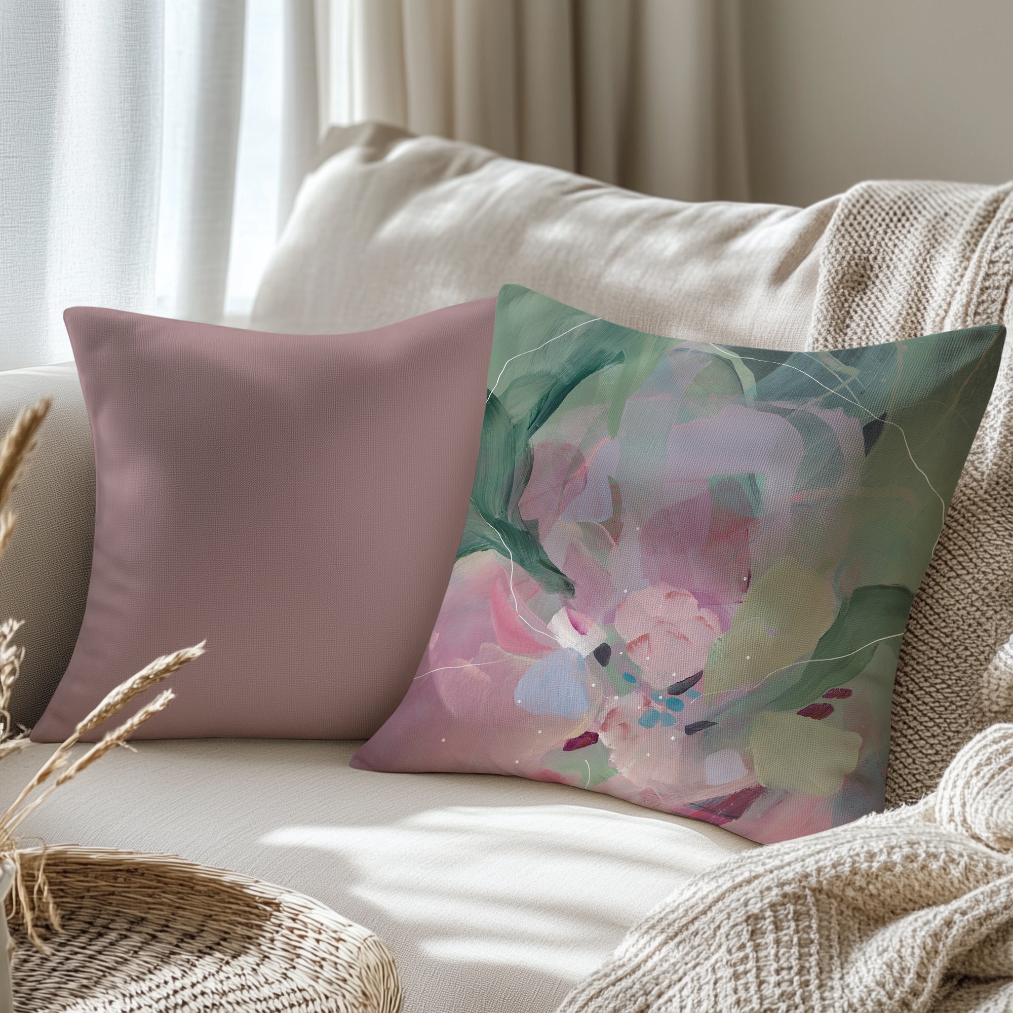 Anahata Reversible Art Cushion