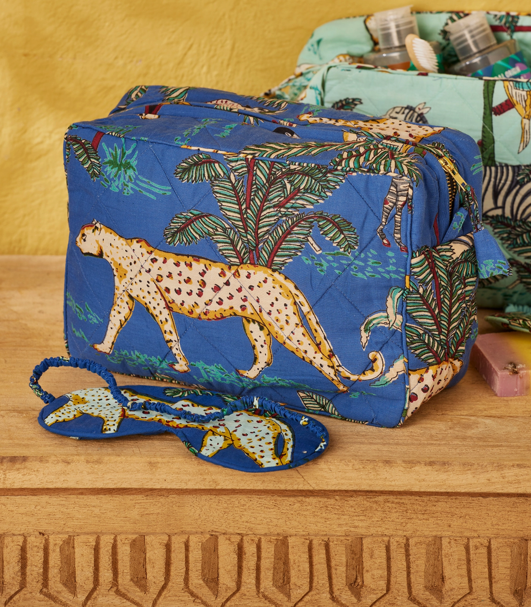 Jungle Print Wash Bag