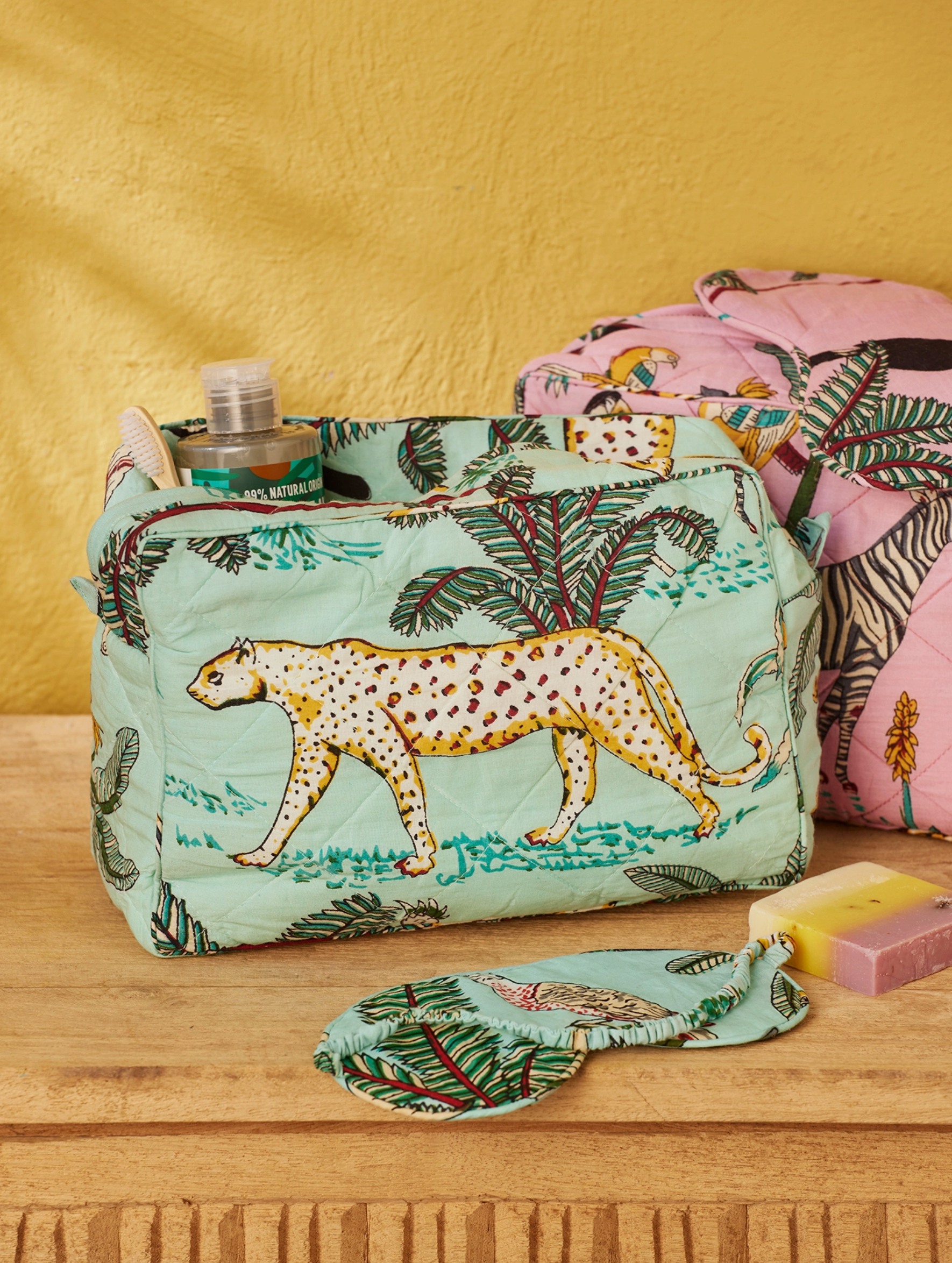 Jungle Print Wash Bag
