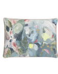 Teal and Pink Cushion - Oblong