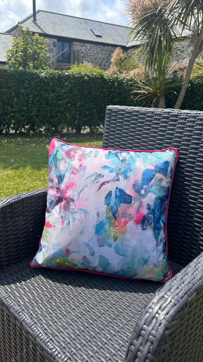 Barbados Outdoor Cushion - Amanda Heath Art