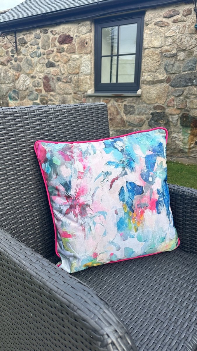 Barbados Outdoor Cushion - Amanda Heath Art