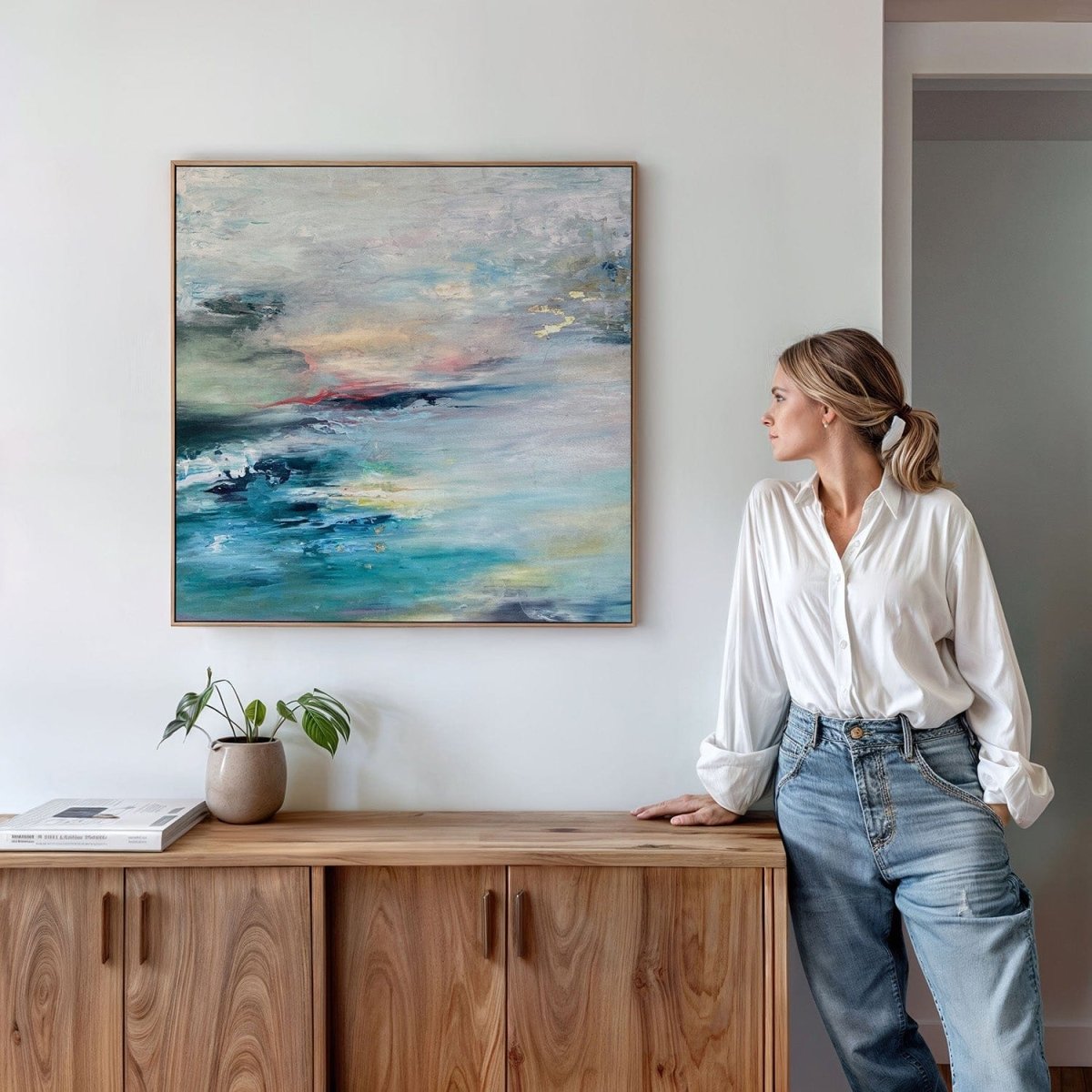 Between Heaven and Earth Canvas Art Print - Amanda Heath Art