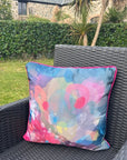 Chasing Rainbows Outdoor Cushion - Amanda Heath Art