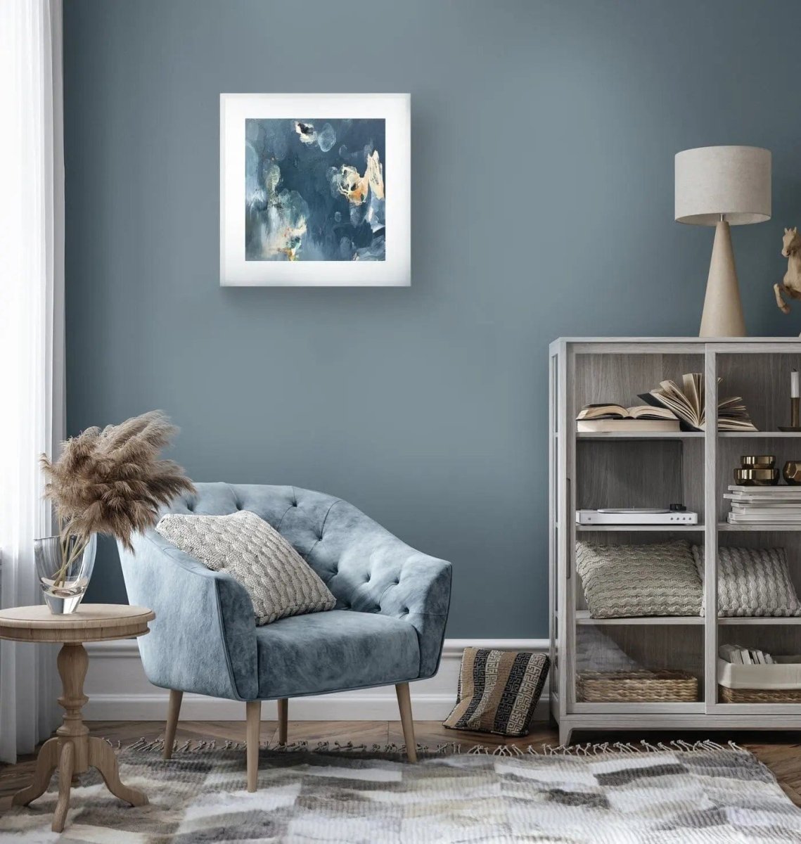 Cosmos - Original Painting by Amanda Heath - Amanda Heath Art