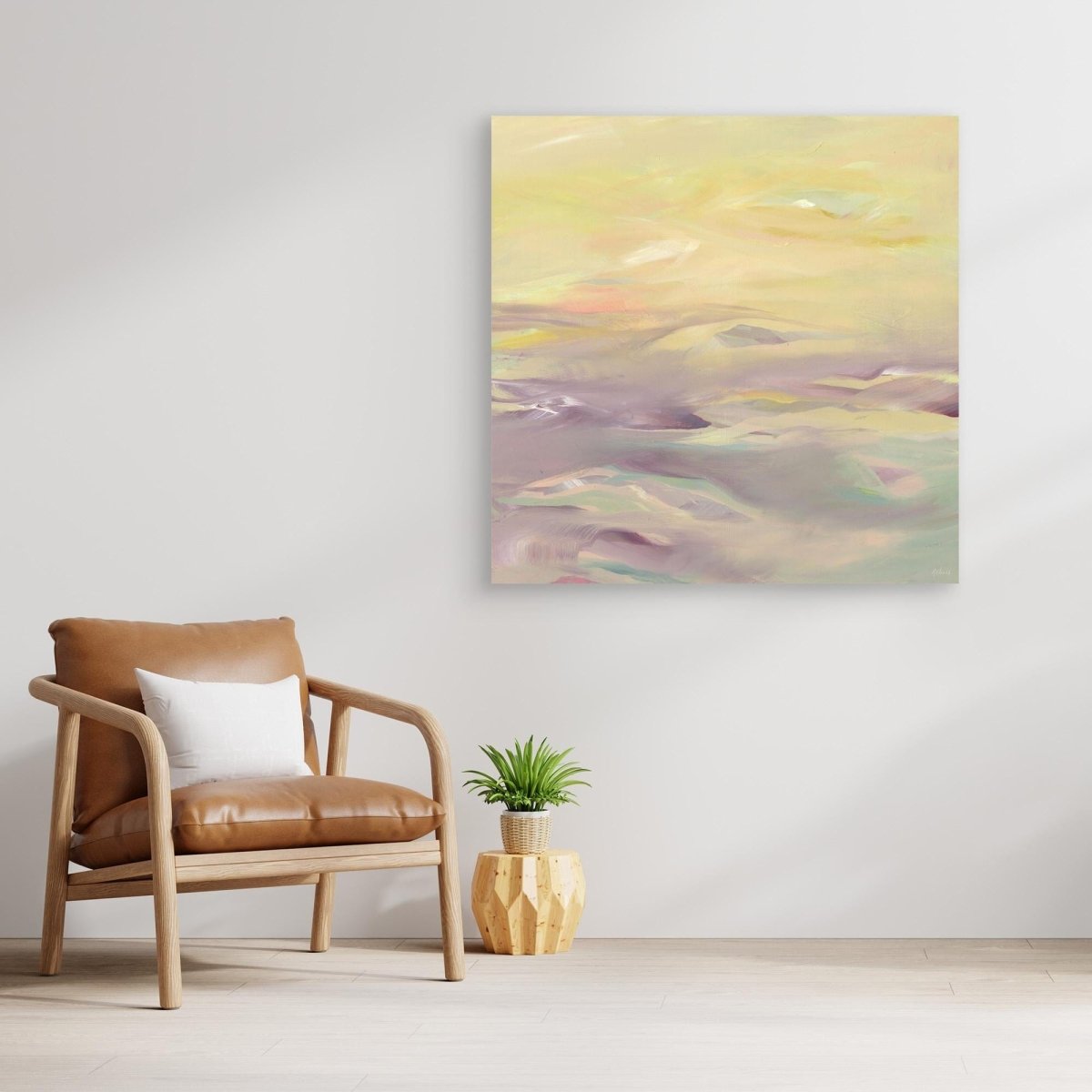 Here Comes The Sun Canvas Art Print - Amanda Heath Art