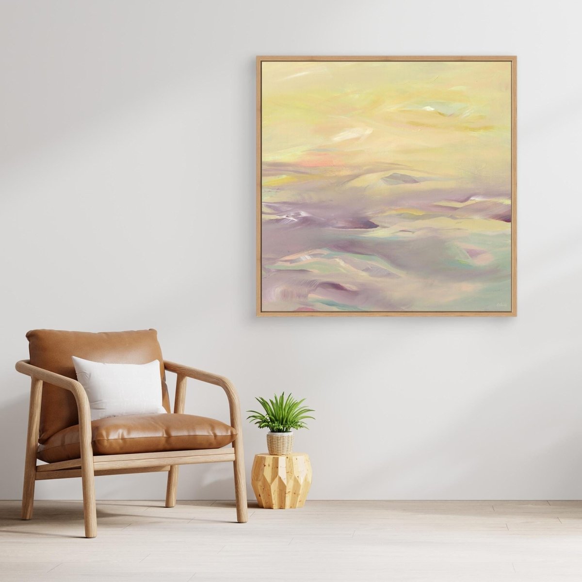 Here Comes The Sun Canvas Art Print - Amanda Heath Art