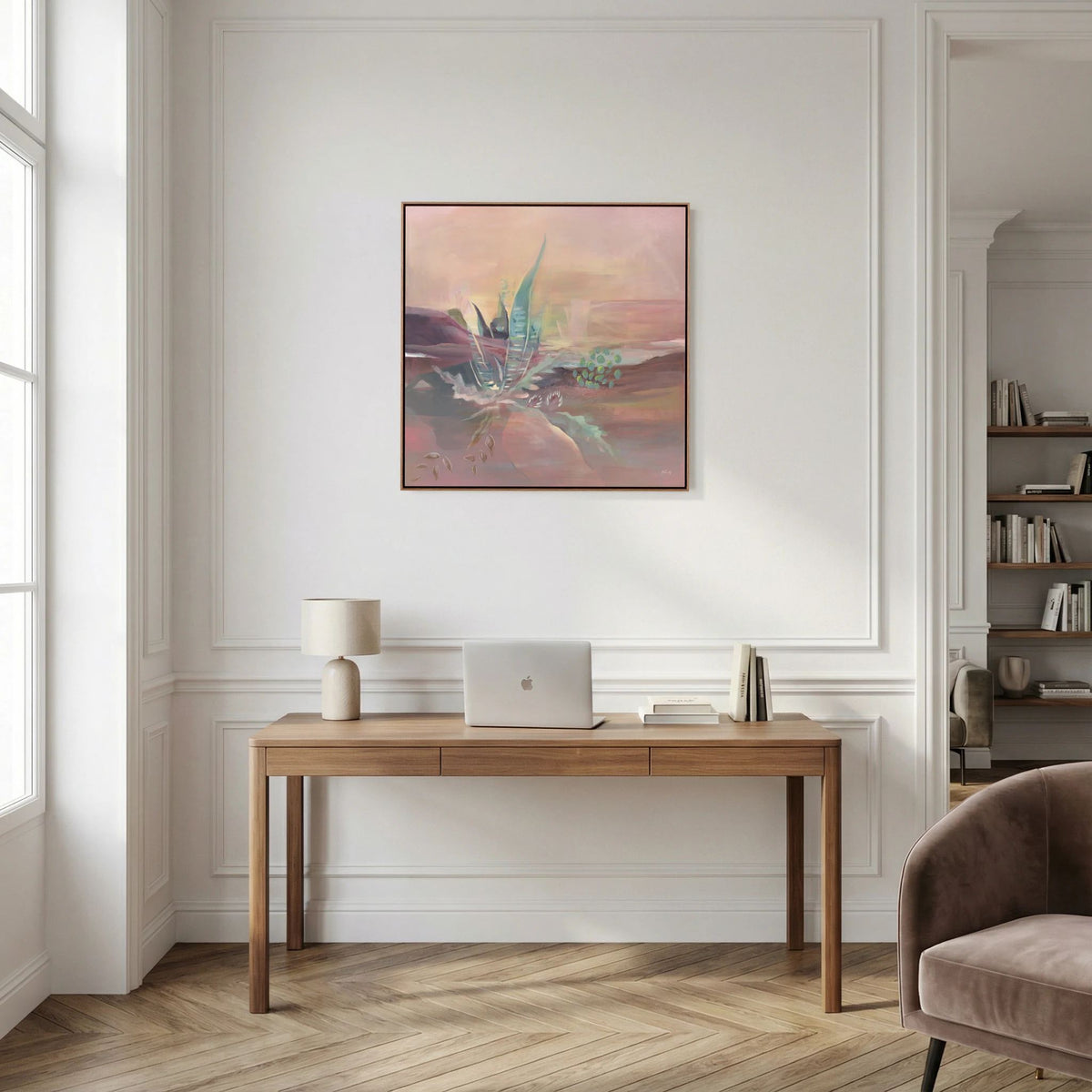 Desert Bloom Canvas Art Print