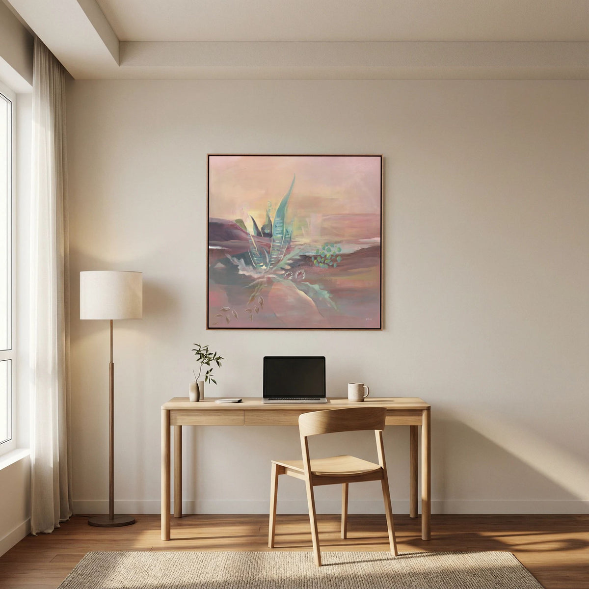 Desert Bloom Canvas Art Print