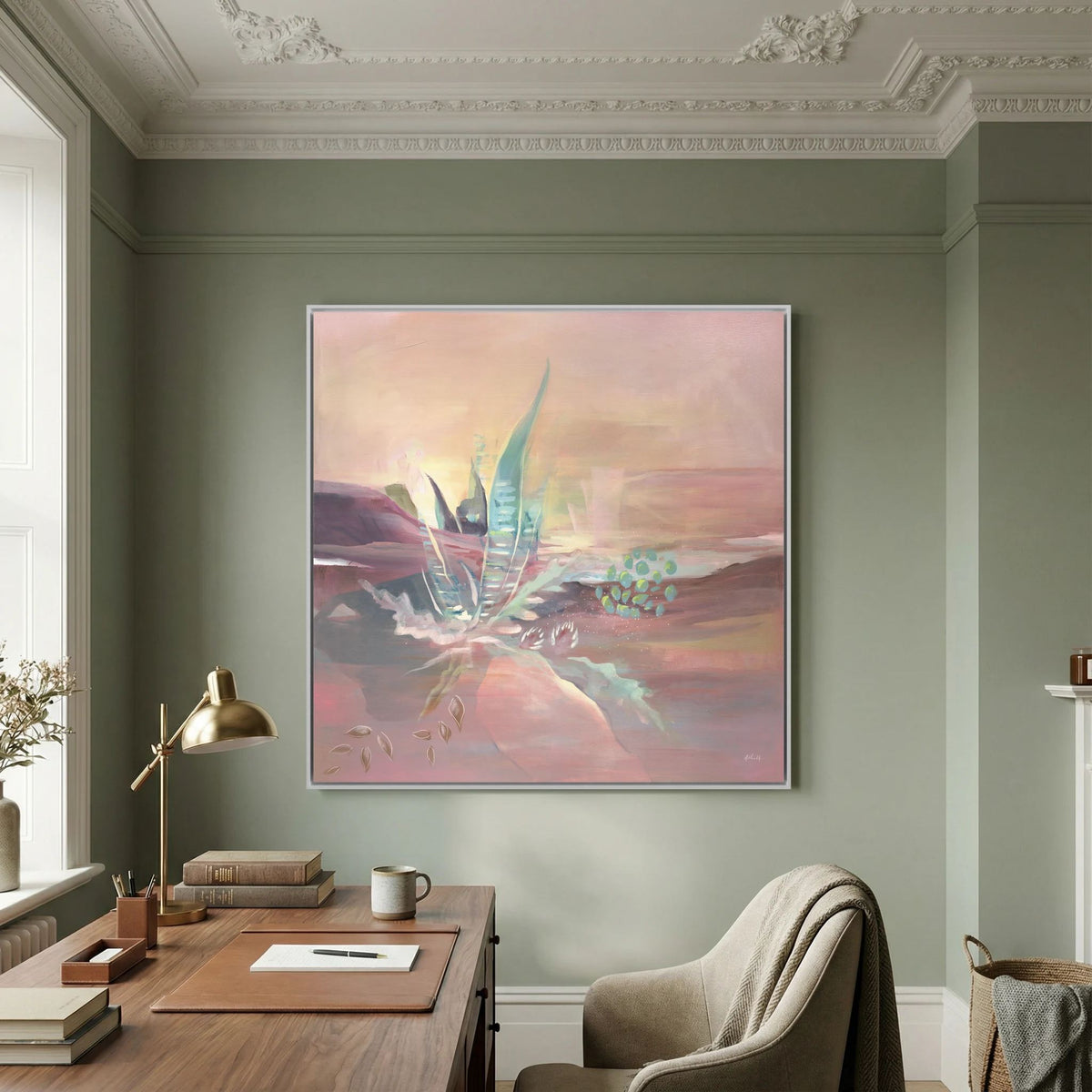 Desert Bloom Canvas Art Print