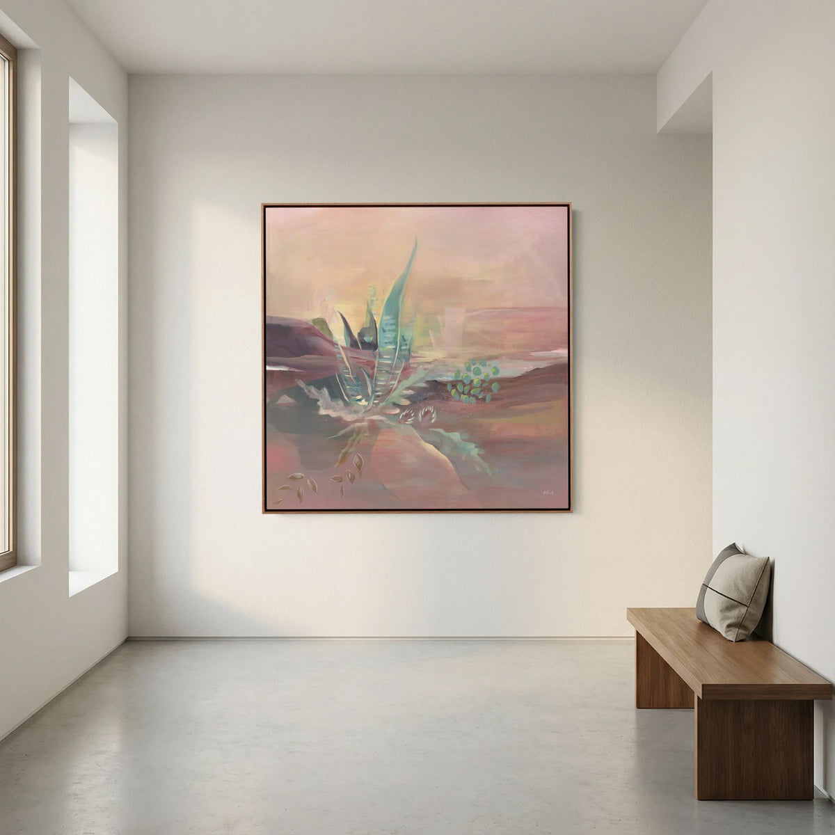 Desert Bloom Canvas Art Print