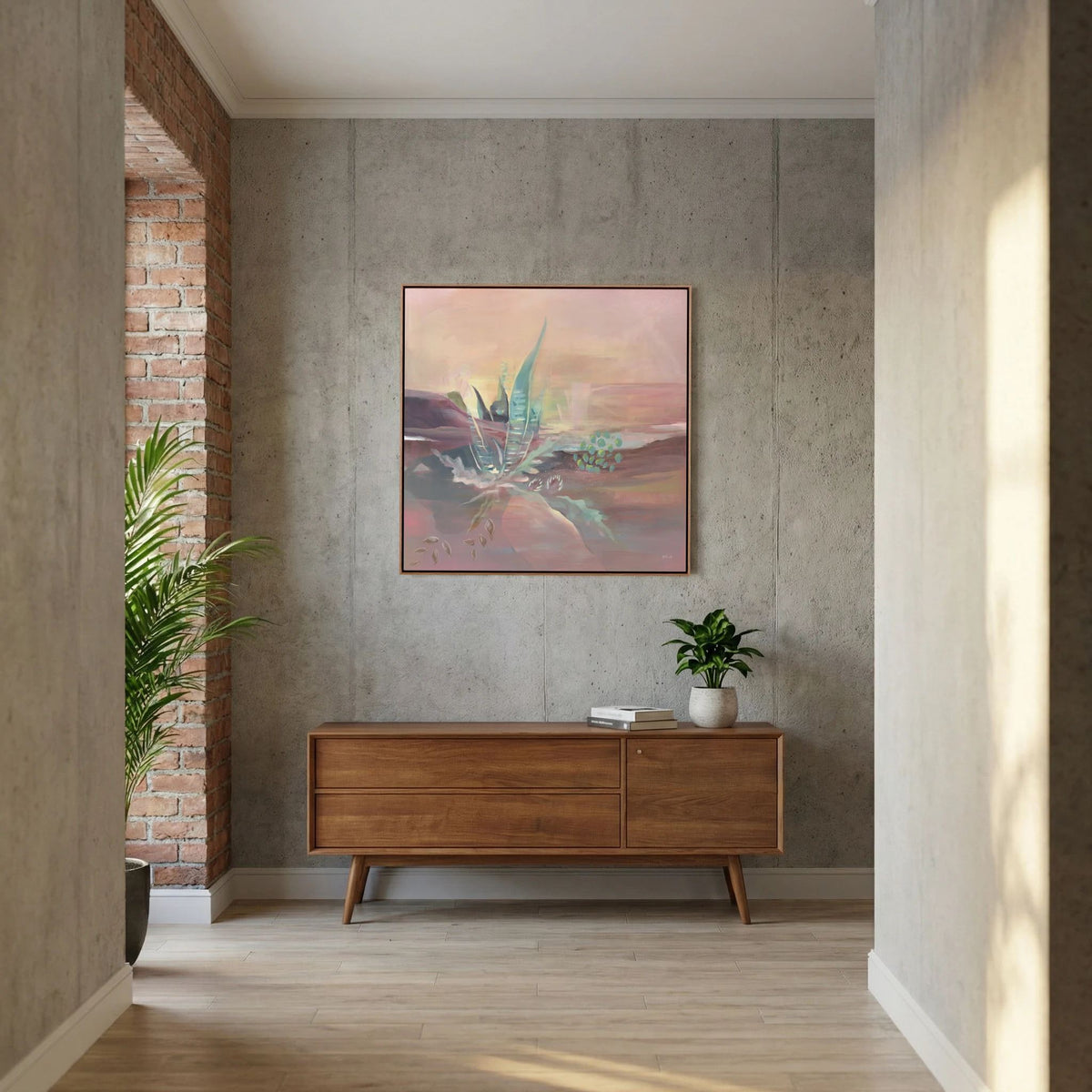Desert Bloom Canvas Art Print