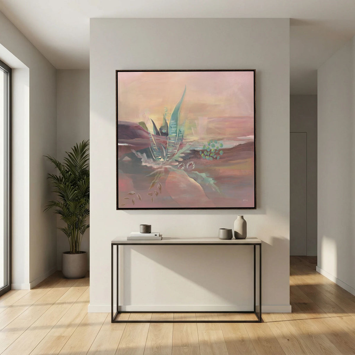 Desert Bloom Canvas Art Print