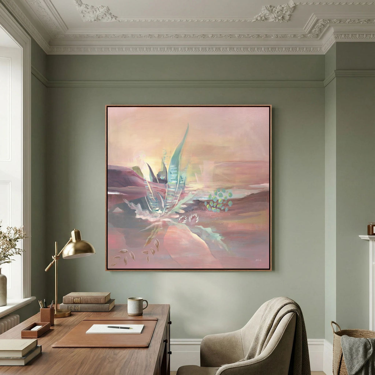 Desert Bloom Canvas Art Print