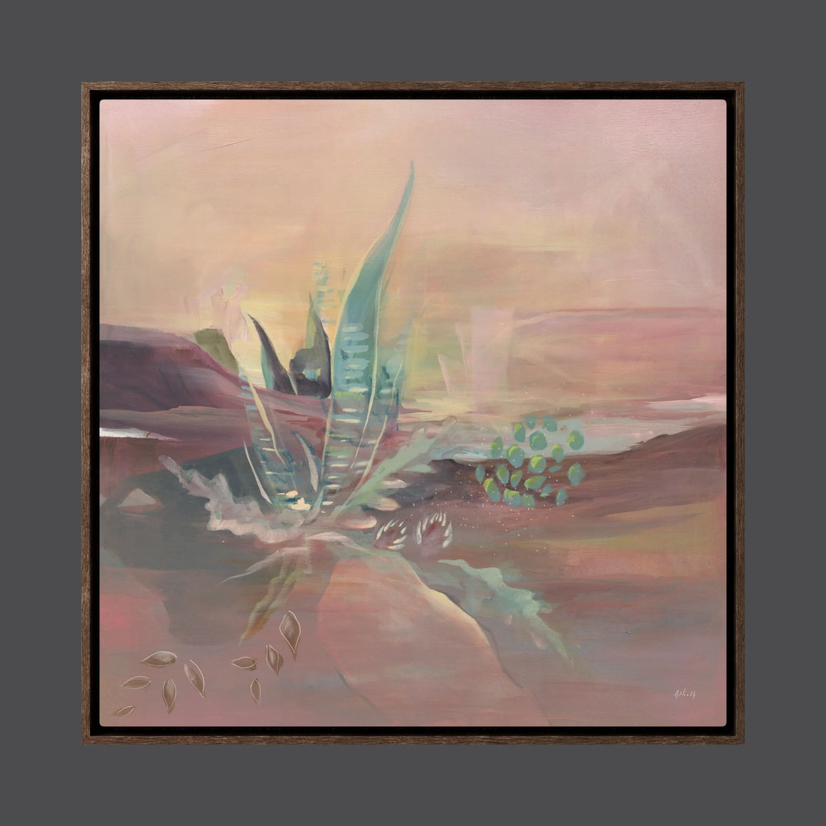 Desert Bloom Canvas Art Print