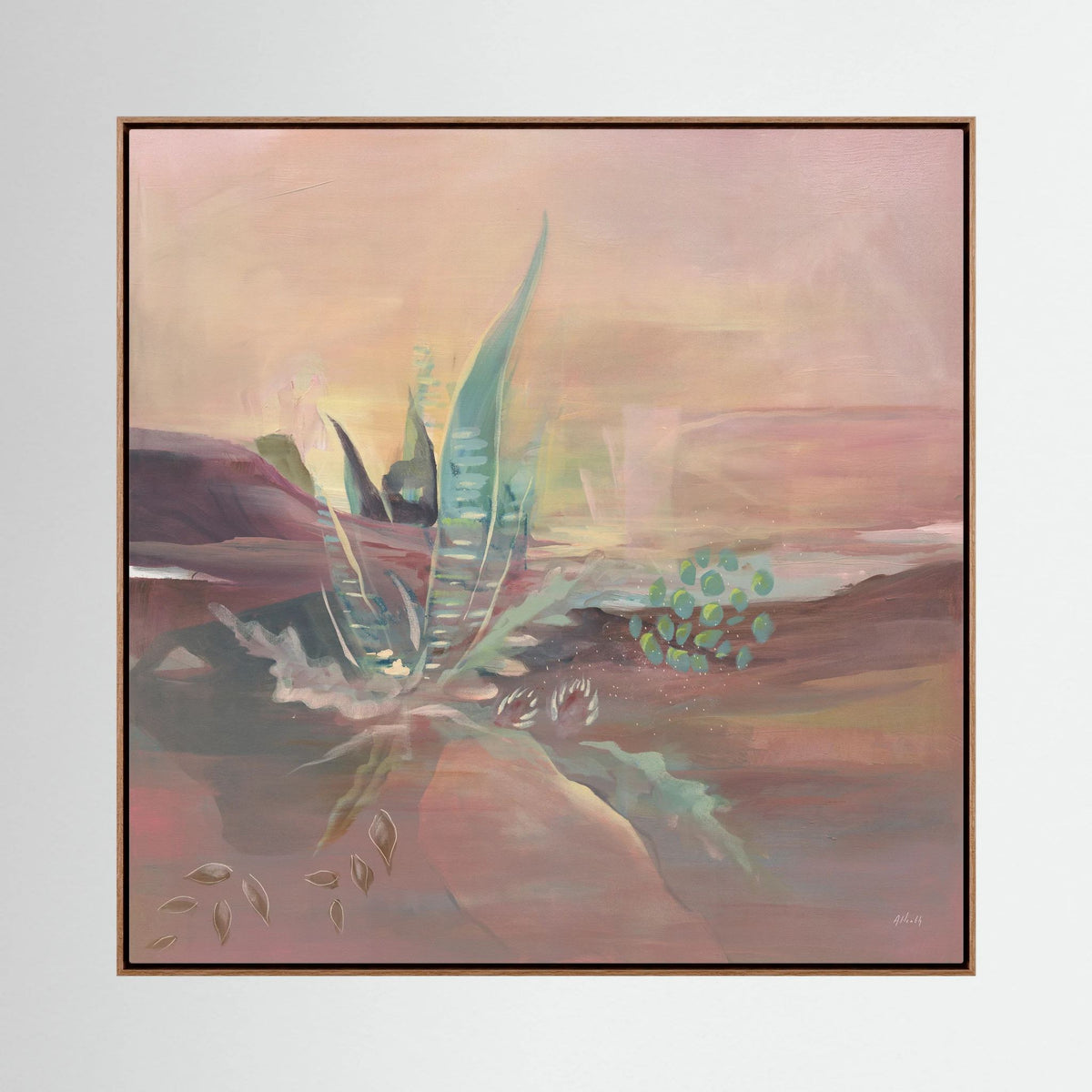 Desert Bloom Canvas Art Print