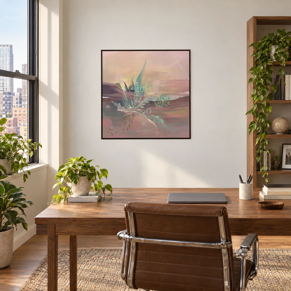 Desert Bloom Canvas Art Print