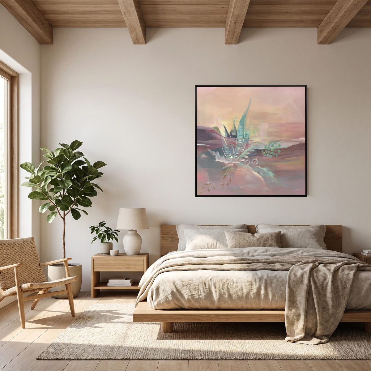Desert Bloom Canvas Art Print