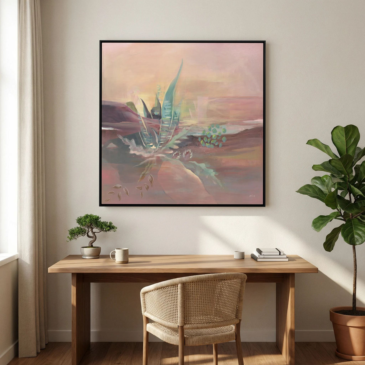 Desert Bloom Canvas Art Print