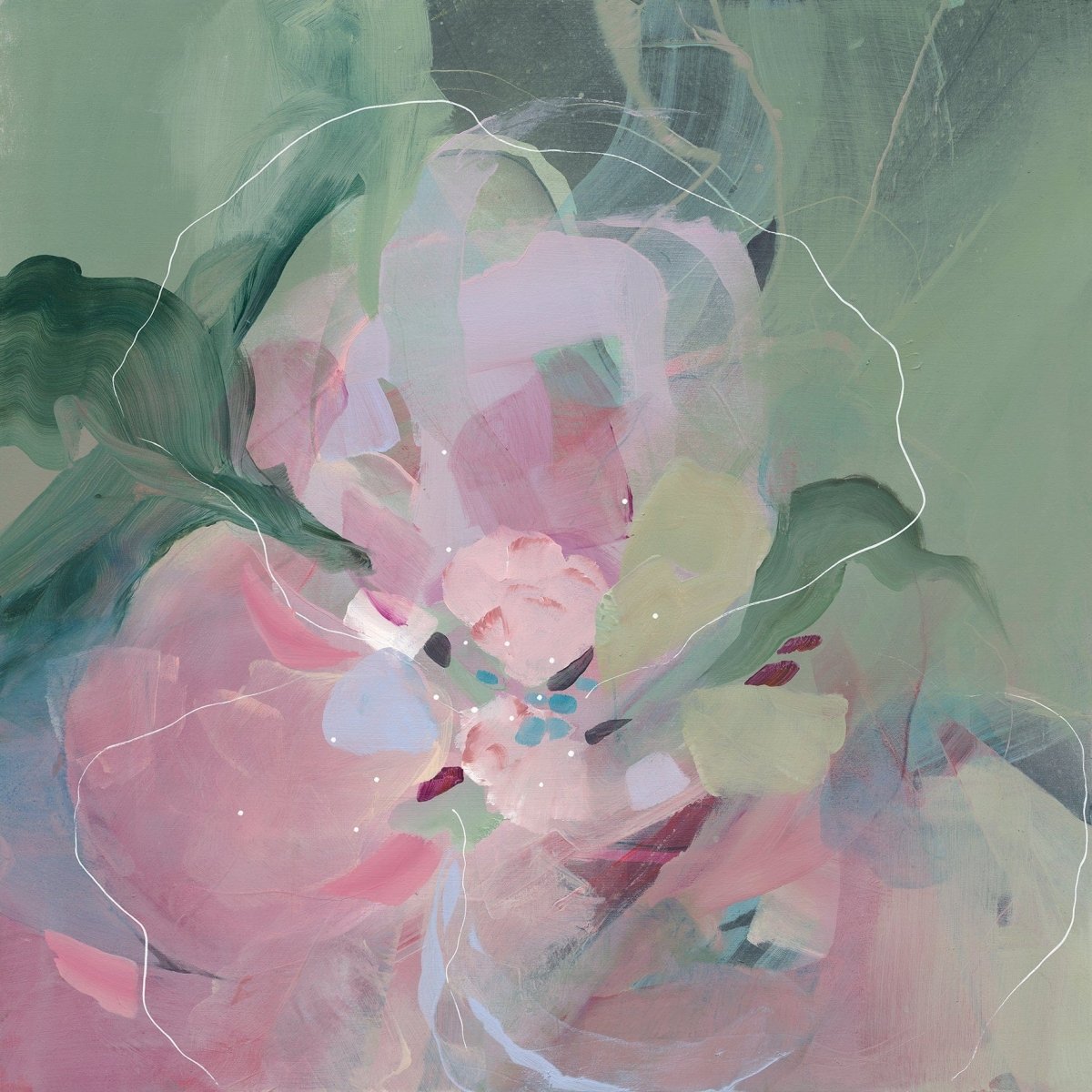 Paper print 30x30cm - Anahata (sample) - Amanda Heath Art