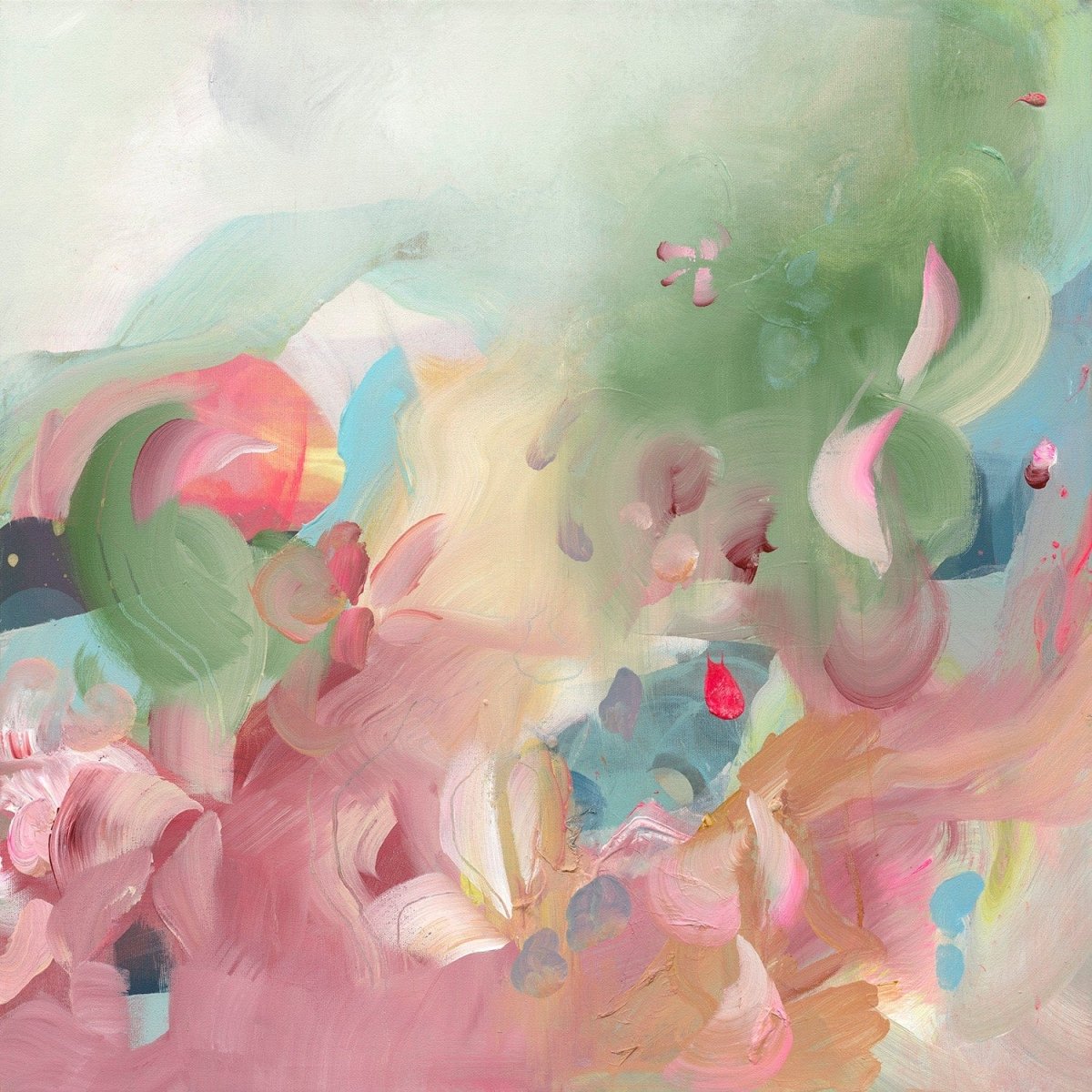 Paper print 30x30cm - Summer Blooms (sample) - Amanda Heath Art