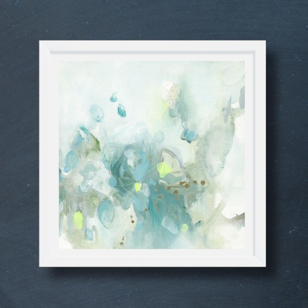 Set of Six Mini Art Prints in Blue - Amanda Heath Art