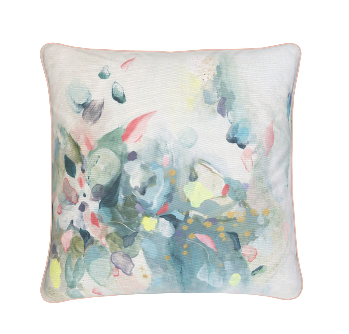 Teal and Pink Cushion