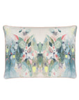 Teal and Pink Cushion - Oblong