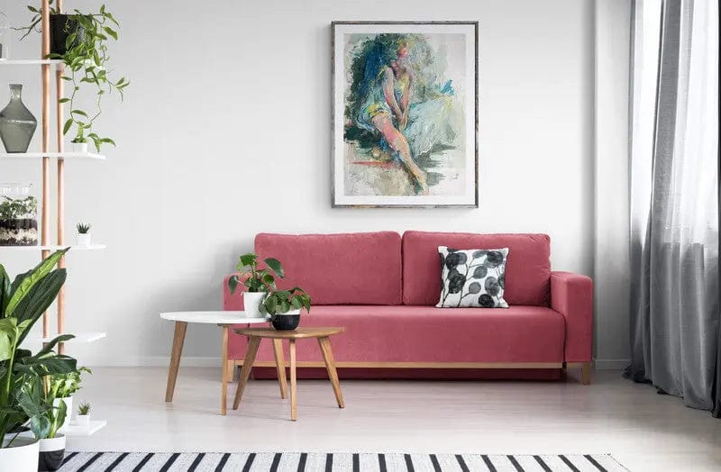 Wallflower - Original Painting by Amanda Heath - Amanda Heath Art